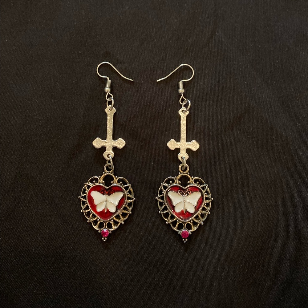 Goth earrings